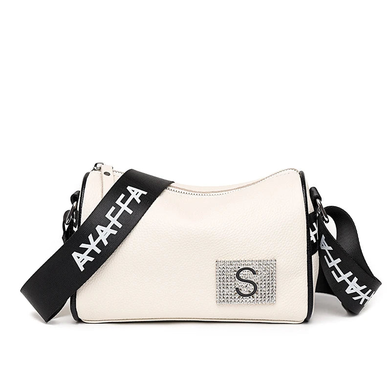 Women Leather Handbag Ladies Shoulder Bags Casual Letters Female Messenger Bag