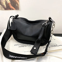 High Quality Women Leather Handbag Natural Cowhide Chain Shoulder Bag Tote