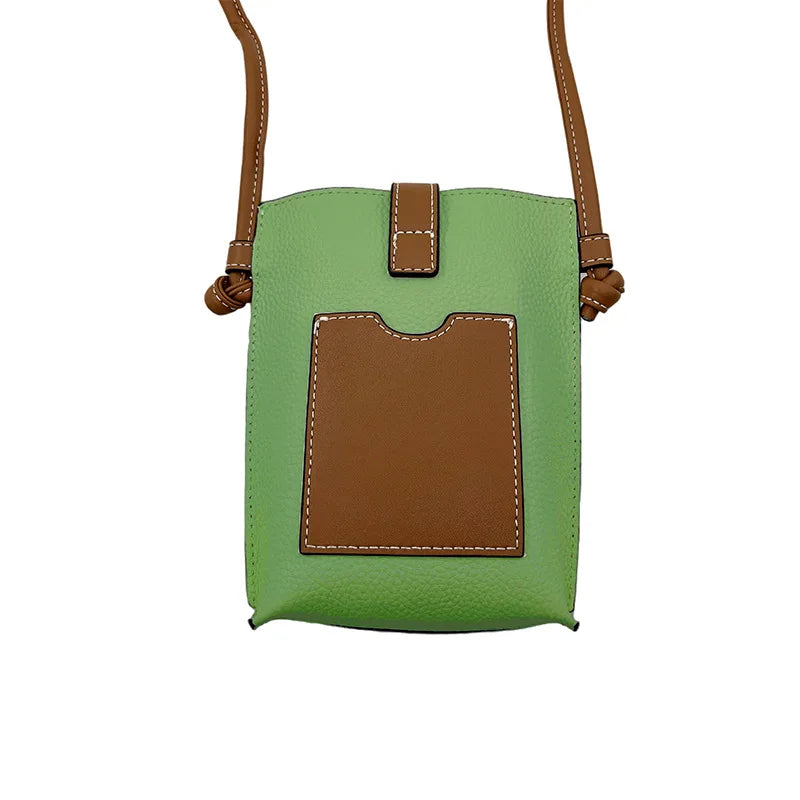 Women Leather Phone Bag Small Shoulder Messenger Purses Handbags Cell Packet