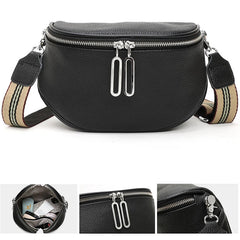 Women Leather Shoulder Bag Totes Waterproof Cowhide Handbag