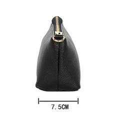 Women Leather Clutch Bag Multi-function Handbag Dumplings Bag