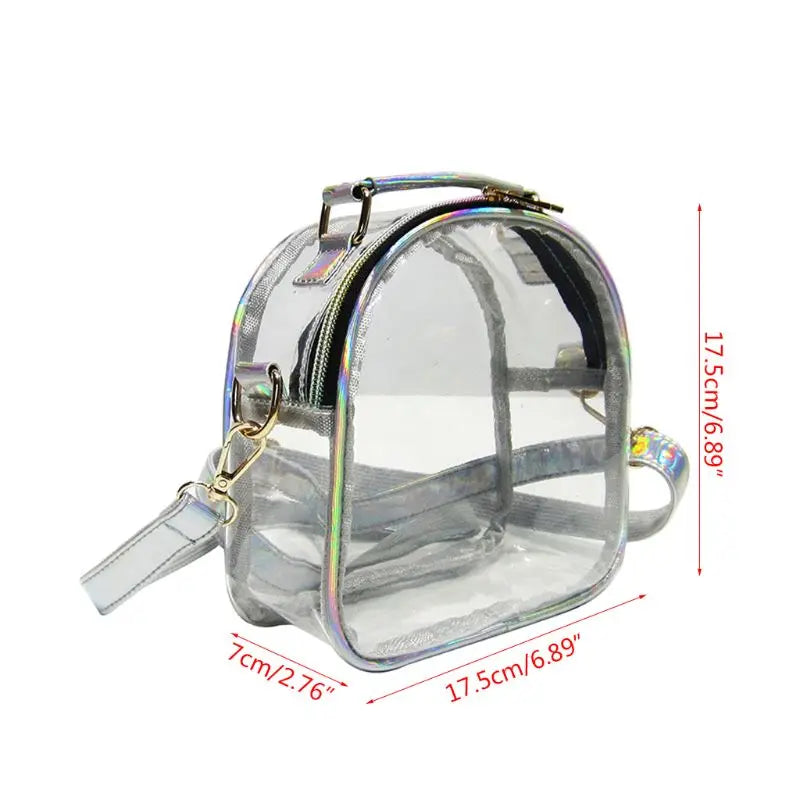 Women Girls Crossbody Clear Purse Jelly Candy Mini Bags