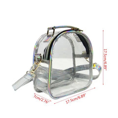 Women Girls Crossbody Clear Purse Jelly Candy Mini Bags