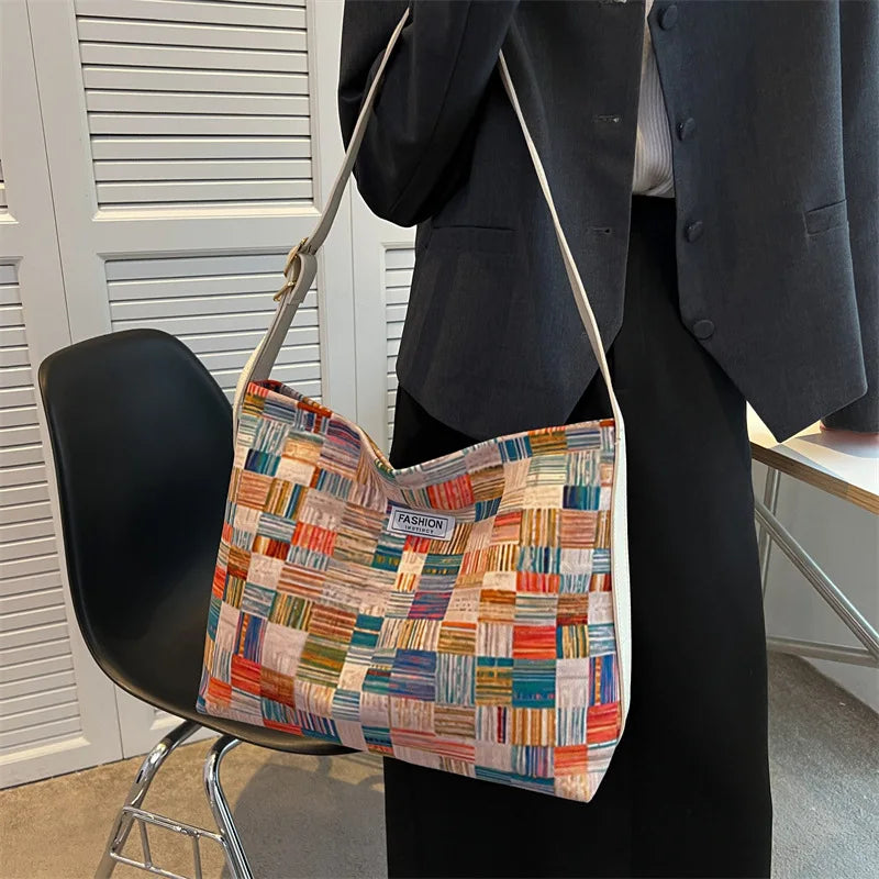 Fluffy Shoulder Bag Top-handle Bag Winter Handbag Plush Tote Shopping Bag