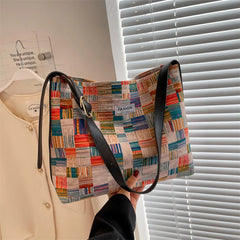 Fluffy Shoulder Bag Top-handle Bag Winter Handbag Plush Tote Shopping Bag