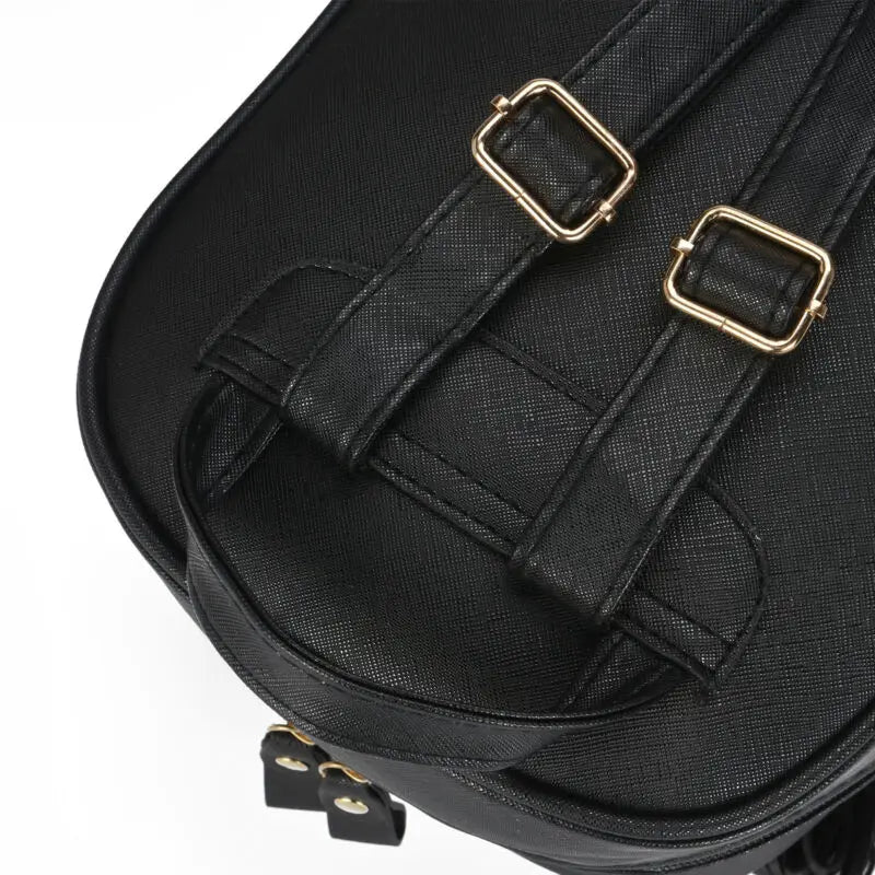 Women Girls Mini PU Leather Backpack Rucksack School Bag