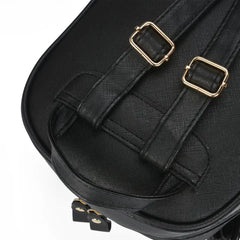 Women Girls Mini PU Leather Backpack Rucksack School Bag