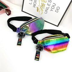Women Girls Waist Fanny Pack Belt Bag Pouch Hip Bum Bag
