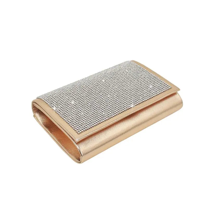 Glitter Envelope Clutch Evening Handbag for Party Chain Shoulder Bag