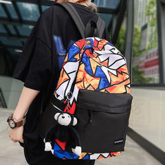 Women Graffiti School Bag Lady Harajuku Backpack