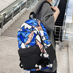 Women Graffiti School Bag Lady Harajuku Backpack