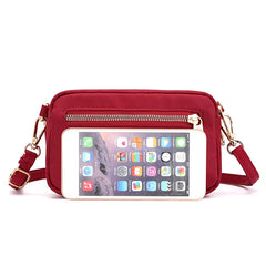 Women Small Clutch Bag Nylon Messenger Waterproof Shoulder Bag