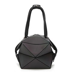 Luminous Geometric Fold Over Shoulder Bag for Women