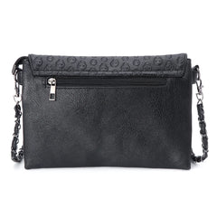 Gothic Skull Rivet Handbag Chain Crossbody Shoulder Bag