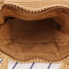 Bohemia Rattan Straw Shoulder Bag for Women