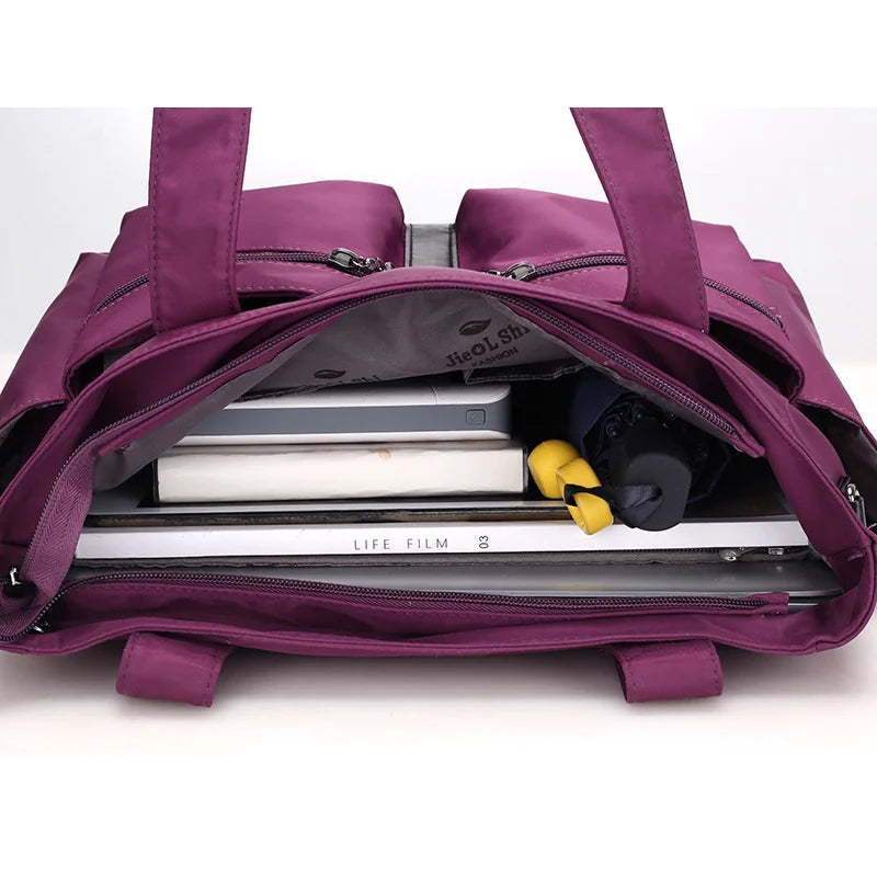 Waterproof Nylon Handbag for Women Crossbody Shoulder Bag