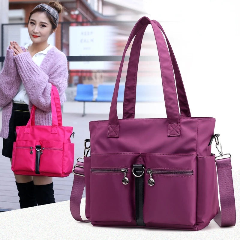 Waterproof Nylon Handbag for Women Crossbody Shoulder Bag