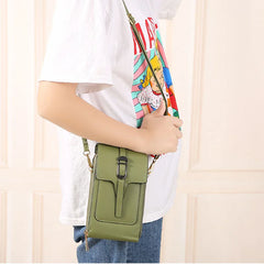 Women Handbags Female Pu Leather Shoulder Bags Touch Screen Hand bag Phone Purse