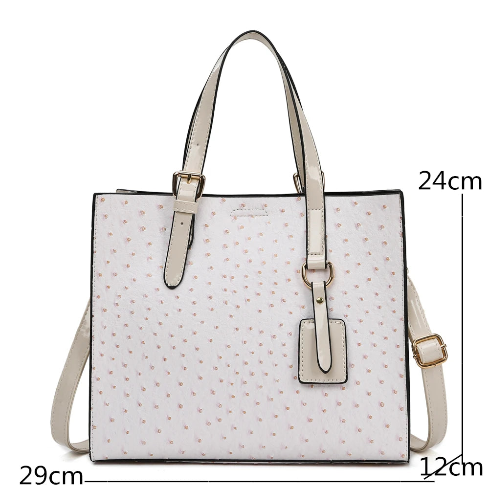 High Patent Leather Women's Shoulder Bag Tote Messenger Sac