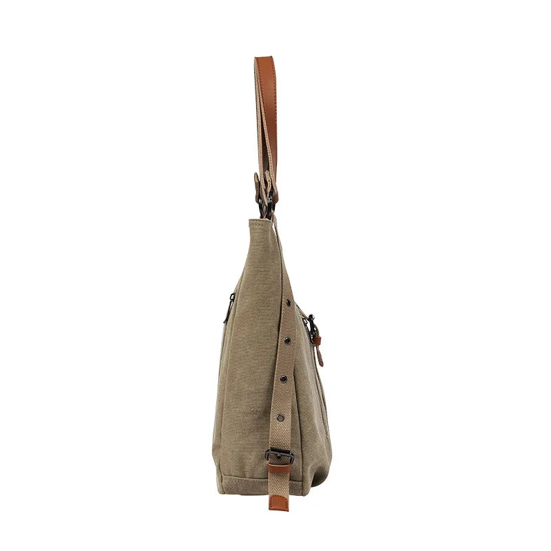 Canvas Female Shoulder School Bag for Girls