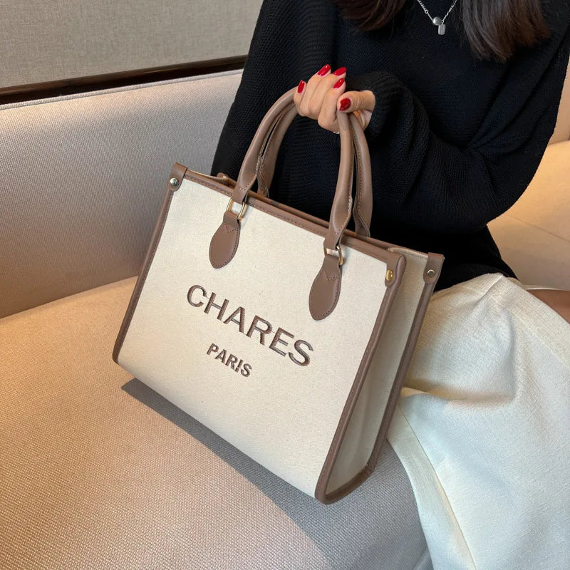 Canvas Totes Large Capacity Casual Shoulder Messenger Bags
