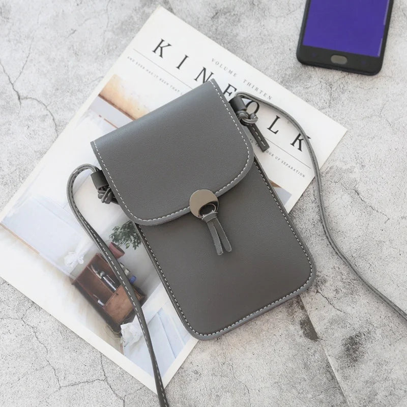 Soft Leather Crossbody Purse Women Wallet Shoulder Bag