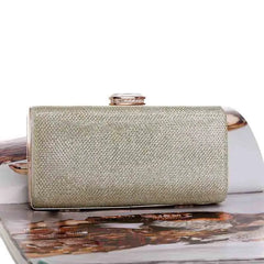 Sequins Evening Bag Diamonds Clutch Silver