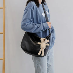 Women Handbags Soft Leather Large-capacity Bag Female Dumpling Bag