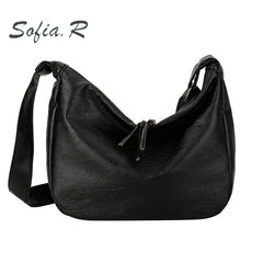 Women Handbags Soft Leather Large-capacity Bag Female Dumpling Bag