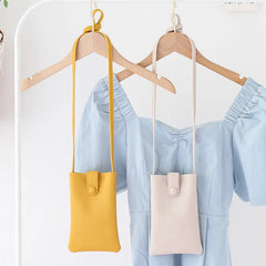 Women Pu Leather Shoulder Bag Slim Crossbody Phone Purse Dropshiping