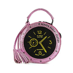 Summer Shoulder Bag with Tassel and Sequin Crossbody