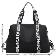 Women High Nylon Shoulder Bags Large Capacity Casual Tote Handbag