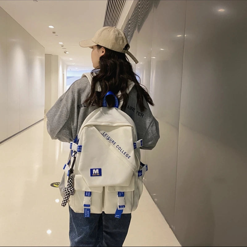 Women High Student School Bag Teenage Girls Backpacks Shoulder Bags