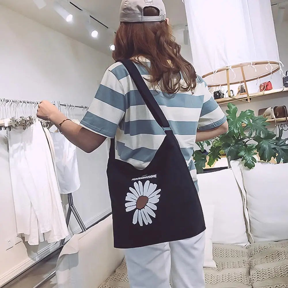 Women High-capacity Daisy Crossbody Shoulder Bag