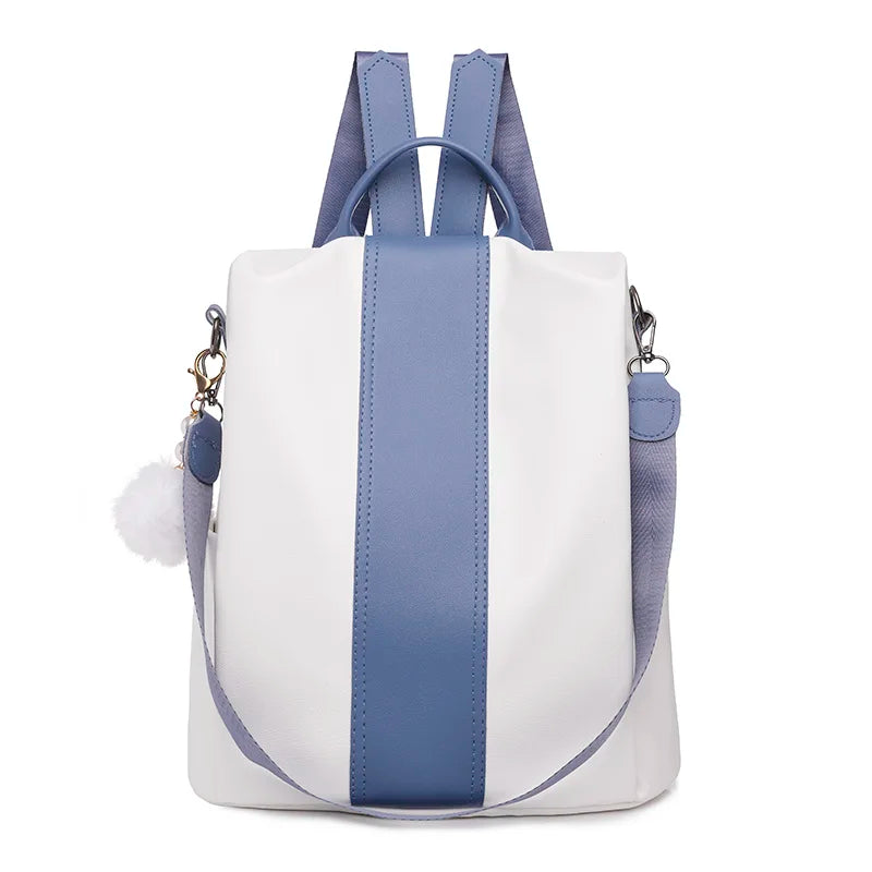 Vintage Leather Backpack Women Shoulder Bag Sac a Dos Travel Bagpack