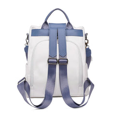 Vintage Leather Backpack Women Shoulder Bag Sac a Dos Travel Bagpack