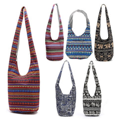 Hippie Shoulder Bag Fringe Large Purse Ethnic Tote Handbag