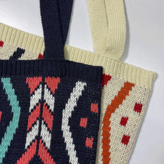 Ethnic Boho Crochet Shoulder Bag Large Capacity Tote