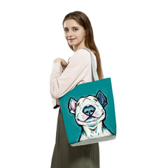 Women Funny Bull Terrier Dog Print Shoulder Bag