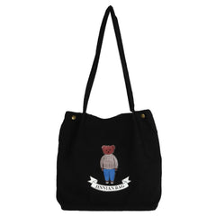 Corduroy Shoulder Bag Tote Purse Student Handbag Messenger Satchel