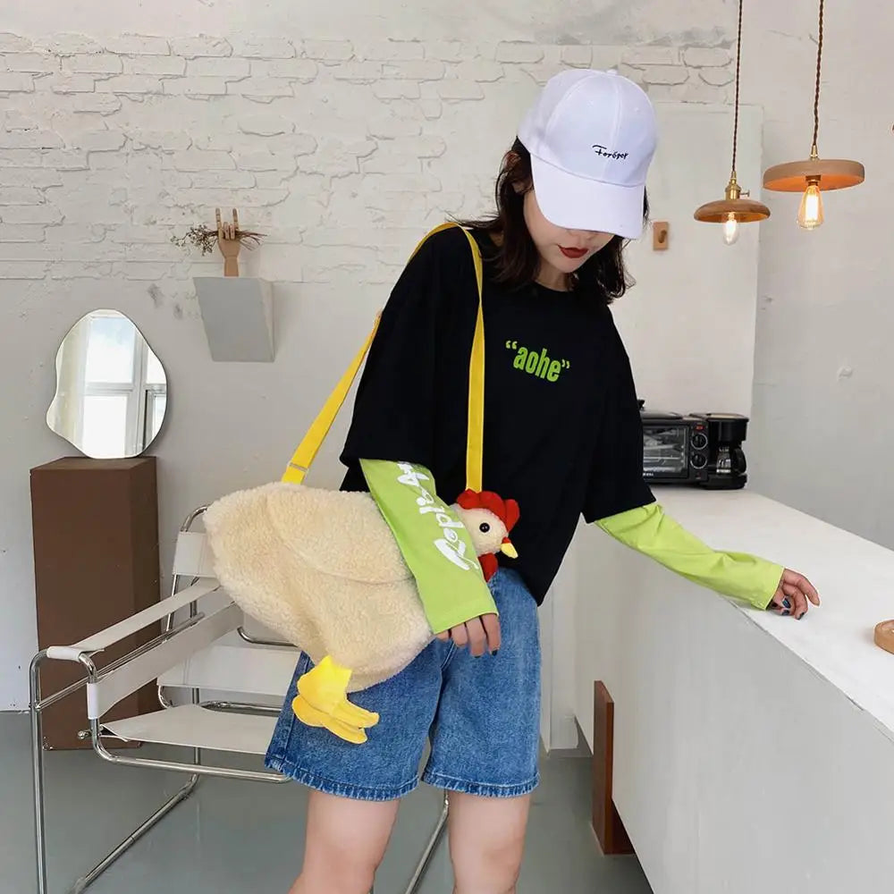 Chicken Mini Chain Bag Shoulder Crossbody Bag Tote Handbag Messenger