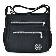 Waterproof Canvas Messenger Bag Square Purse Satchel