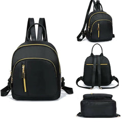 Women Nylon Backpack Travel Shoulder School Bag Rucksack Mini