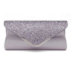 Glitter Envelope Clutch Purse Evening Party Bag Gift