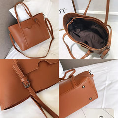 Women Large Bags Shoulder Bag Large Capacity PU Lady Handbag Tote Bag