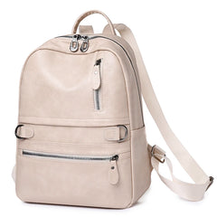 Large Capacity Backpack Leather School Bags for Girls Travel Bagpack