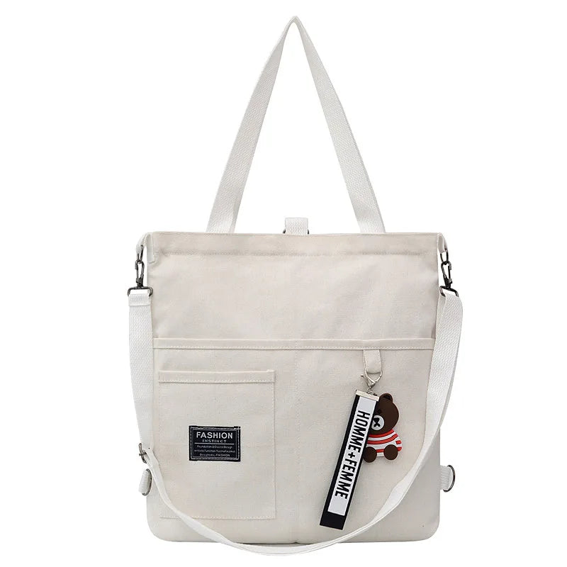 Women Large Capacity Canvas Bag Shoulder Messenger Bag