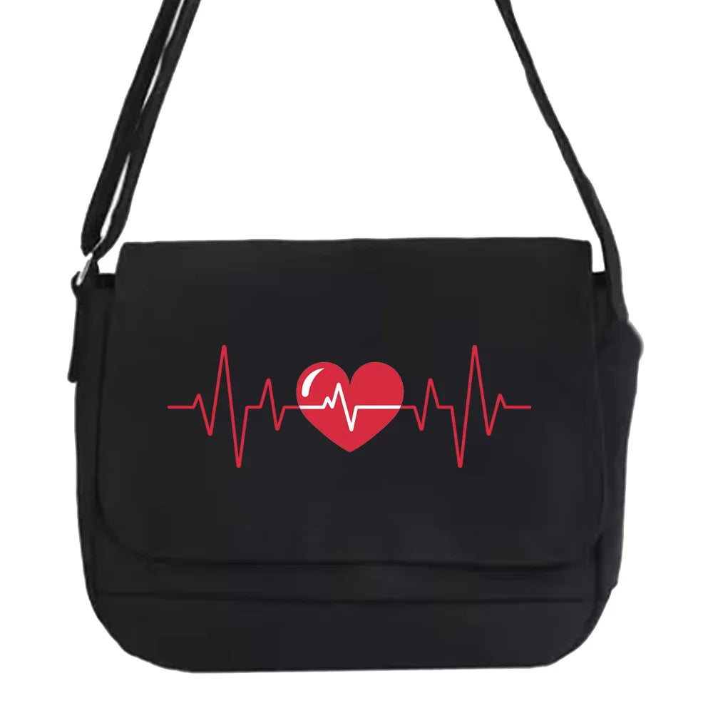 Women Large Capacity Crossbody Bag Canvas Shoulder Messenger Bags
