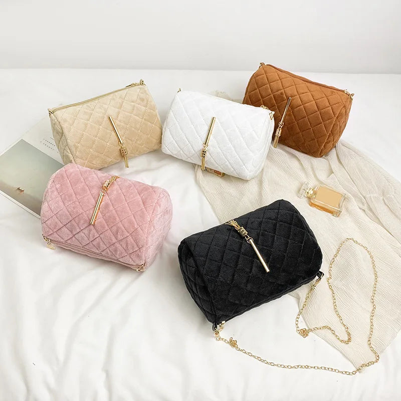 Women Large Capacity Fluffy Shoulder Bag - Handbags for Leisure