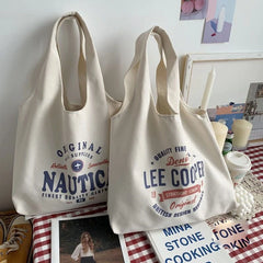 Canvas Shoulder Bag Large Capacity Handbag